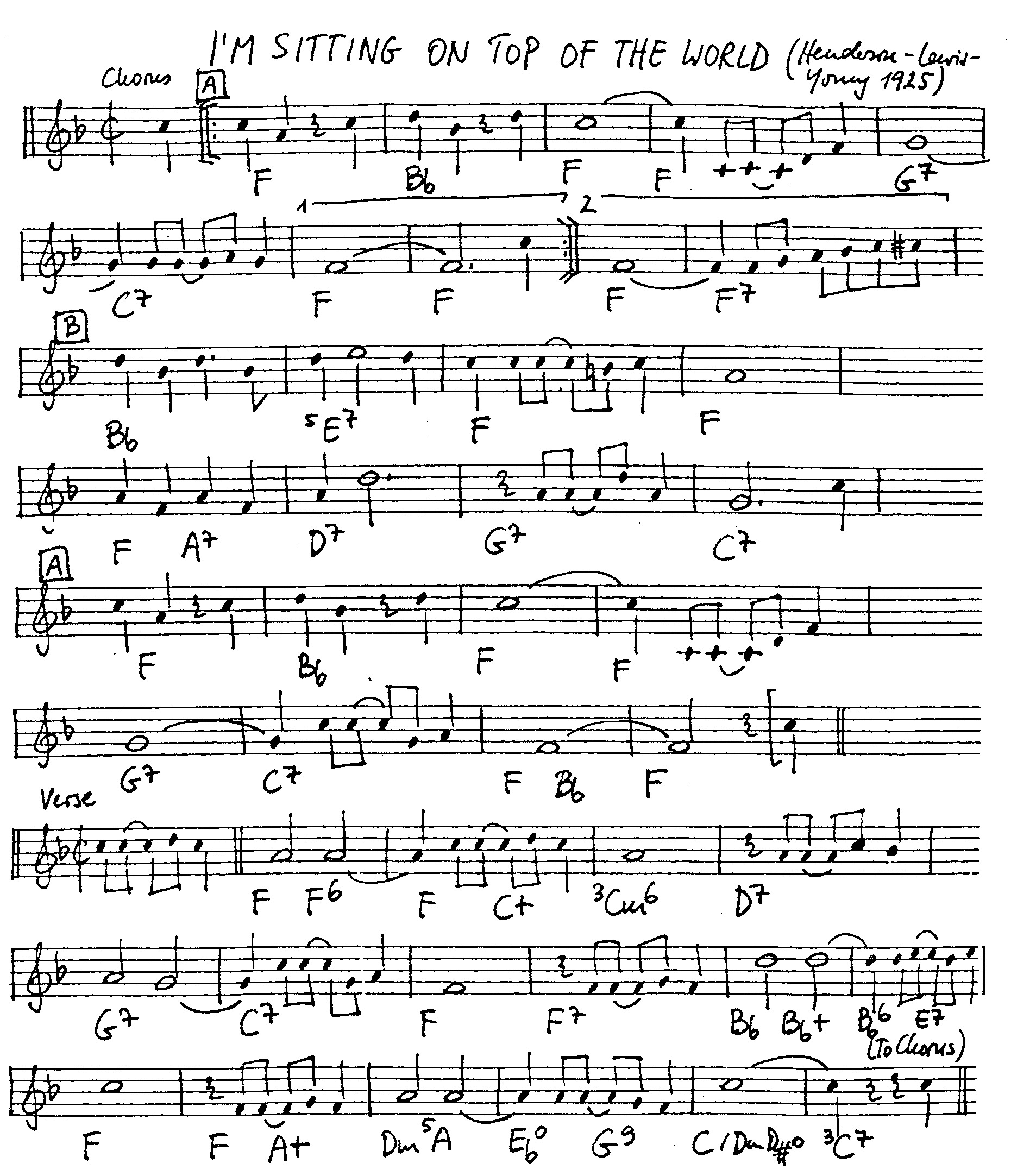 i'm sitting on top of the world leadsheet – book us for your next 20s or gatsby event